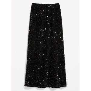 A.L.C‎ Woman's Black sequins long maxi skirt Size L